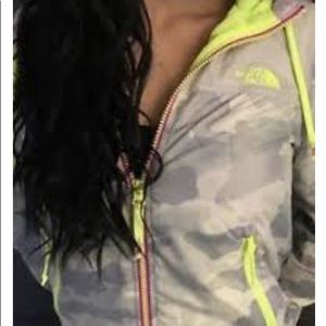 North face Camo Windbreaker